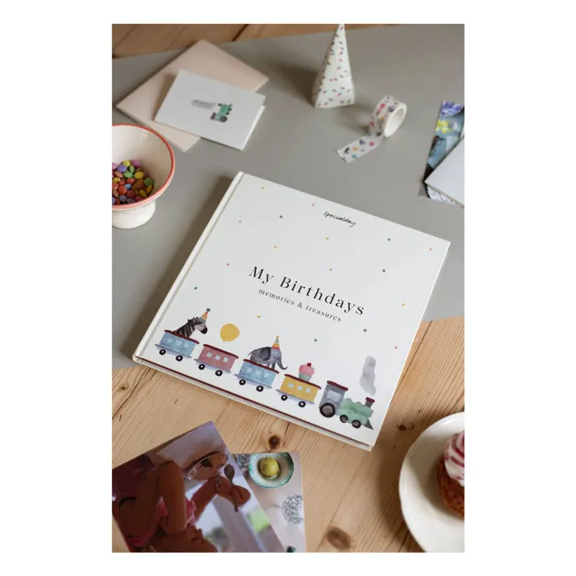 My Birthdays memory book - EN | Ecru