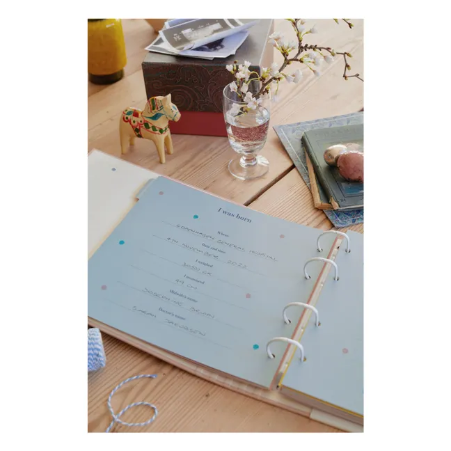 Album de naissance My First Years - EN | Cremefarben