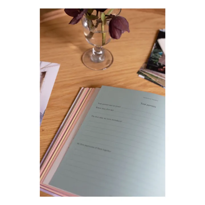 Livre de souvenirs My Grandparent - EN | Sable- Image produit n°7