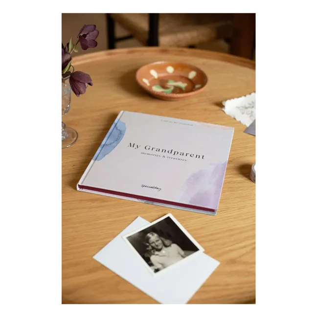 Livre de souvenirs My Grandparent - EN | Sandfarben