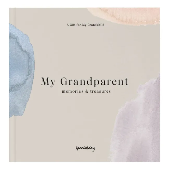 Livre de souvenirs My Grandparent - EN | Sandfarben