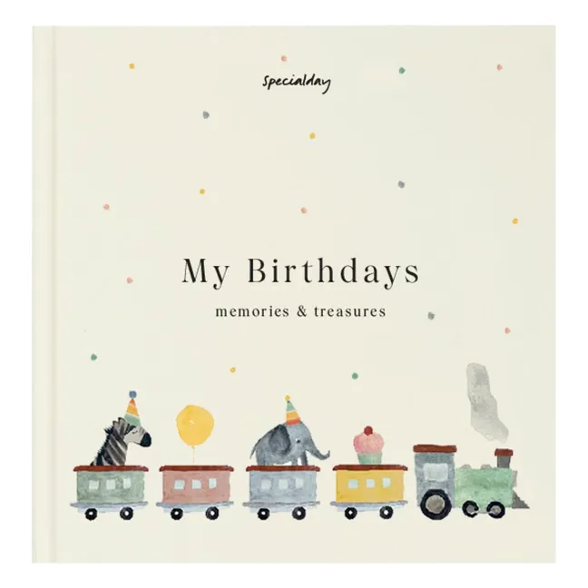 My Birthdays memory book - EN | Ecru