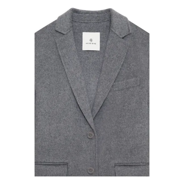 Veste Quinn Laine et Cachemire | Gris chiné