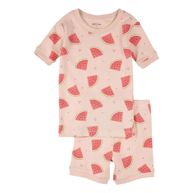 Pyjama Pastèques Coton Bio | Rose