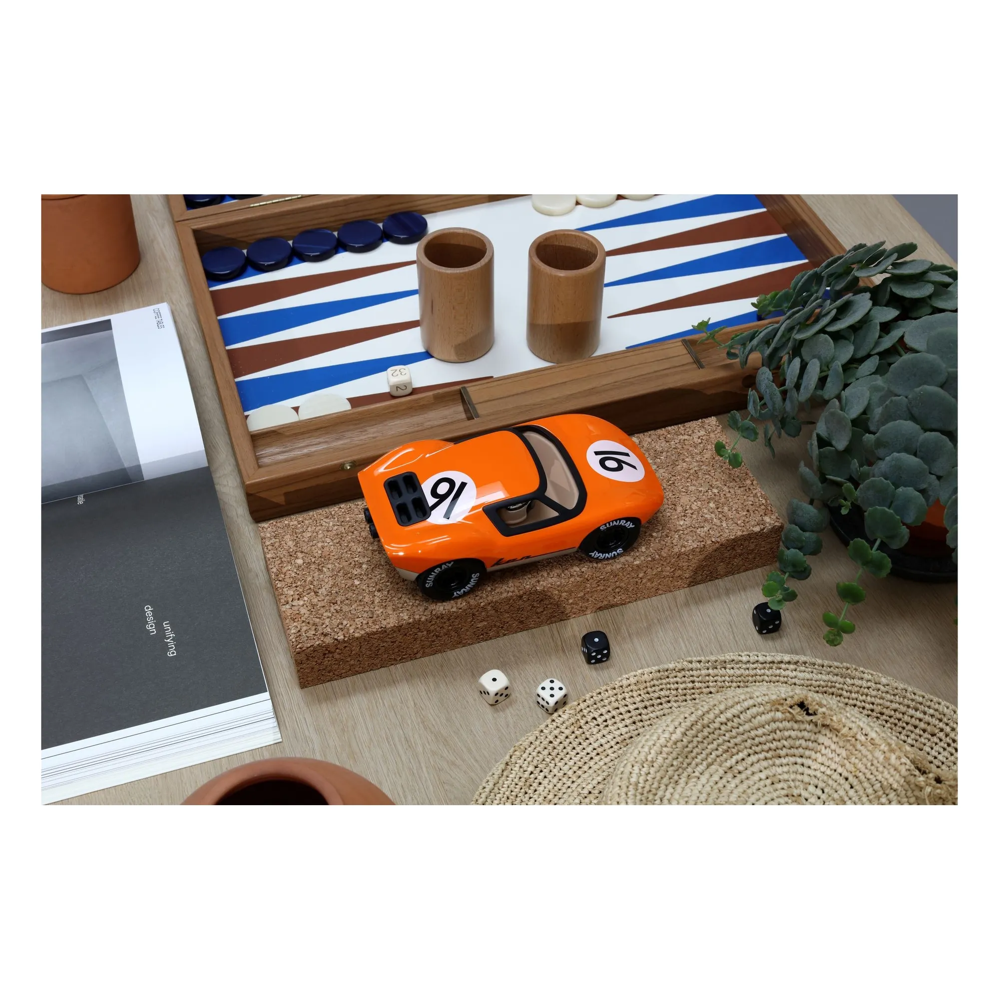 Voiture Ken Gibson | Orange- Image produit n°1