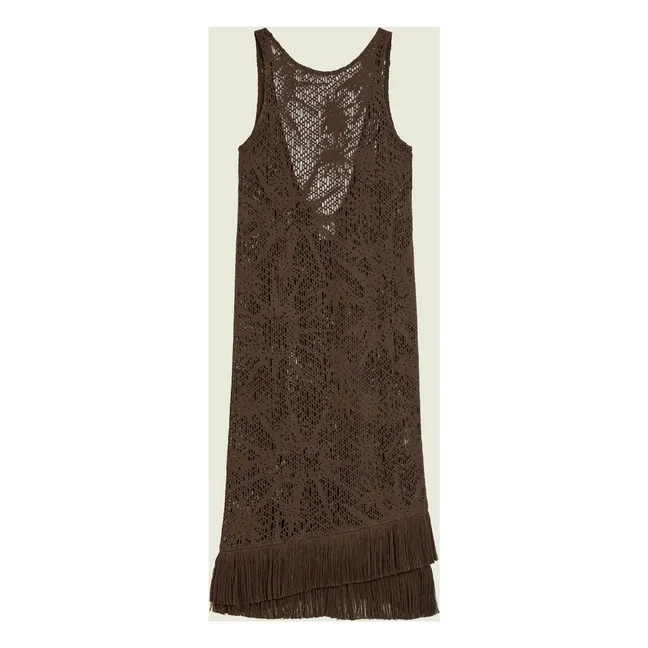 Robe Astrea Ari Crochet  | Marron