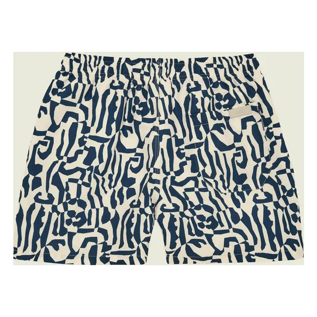 Marbling Badeshorts | Beige