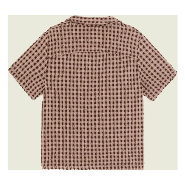 Chemise Ferratelle Jaffa Waffle | Vieux Rose