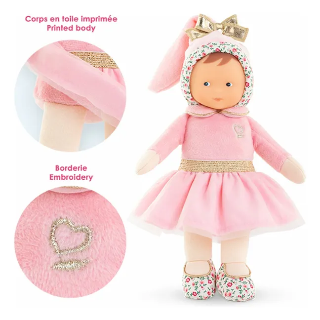 Mon doudou - Miss Ballerine Rose Grenadine | Rose pâle