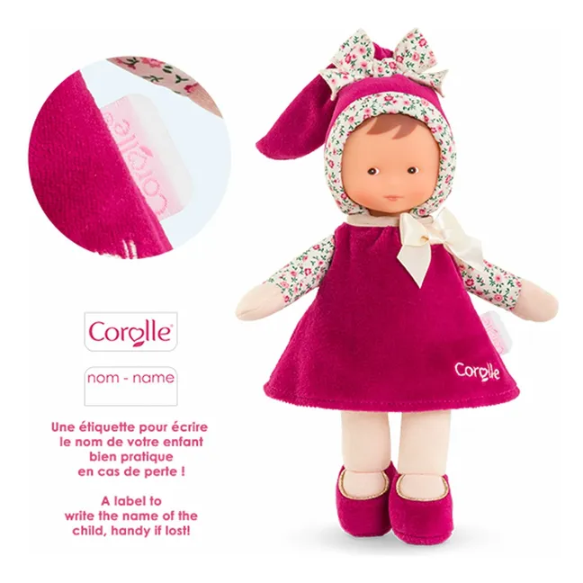 Mi peluche - Miss Rose Grenadine | Framboise