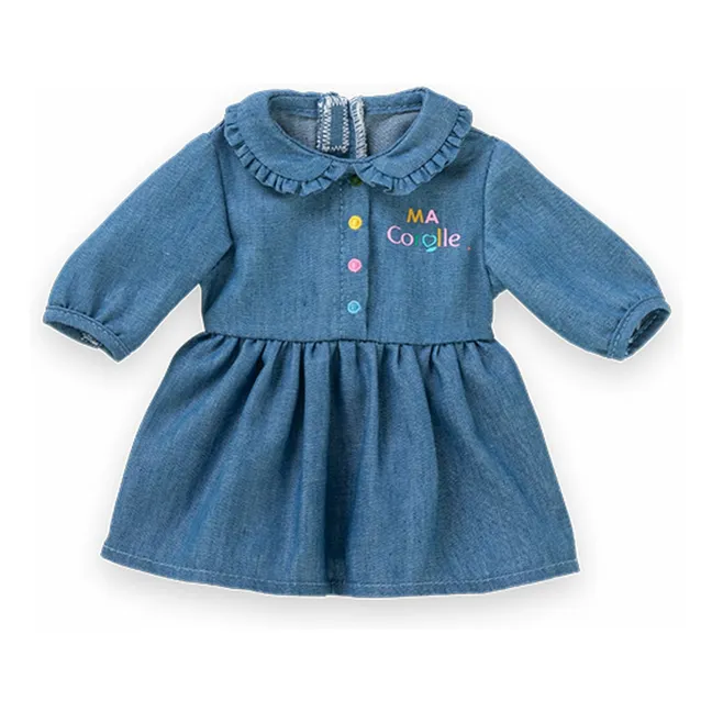 Robe en denim pour poupée 36 cm | Denim