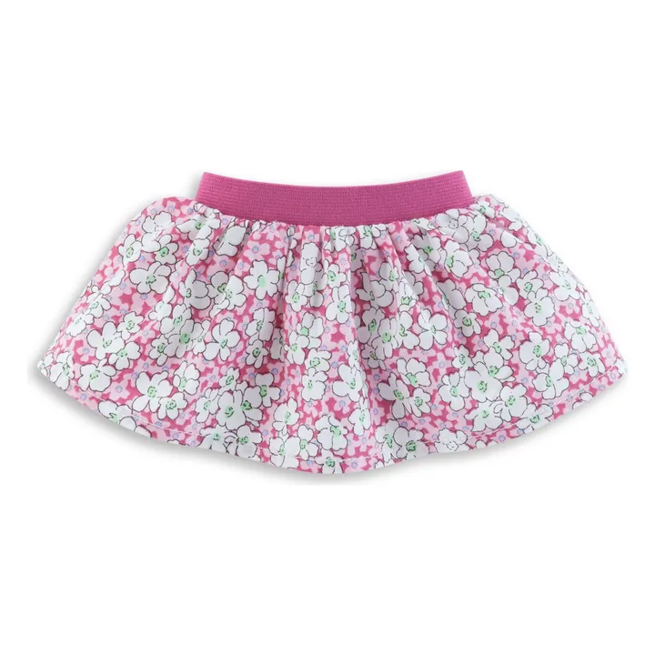 Jupe Florale pour poupée 36 cm | Rose- Image produit n°0