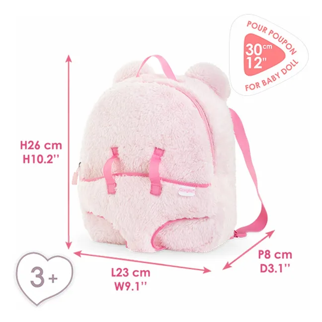 Backpack Poupon holder | Pale Pink