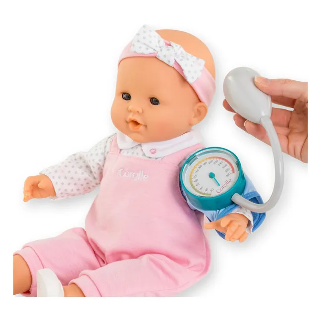 Doctor's case and accessories for dolls 30 cm | Light blue