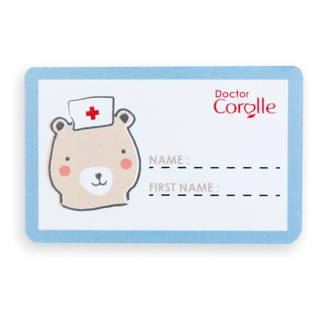 Doctor's case and accessories for dolls 30 cm | Light blue