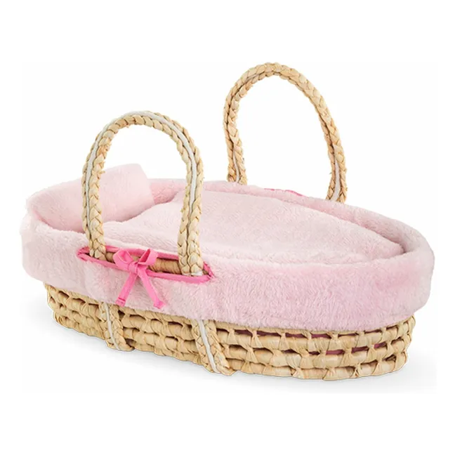 Couffin pour poupon 36 cm | Rose pâle