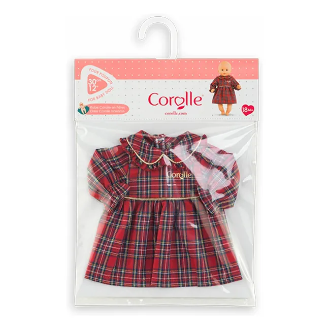 Corolle en Fêtes dress for 30 cm doll | Red
