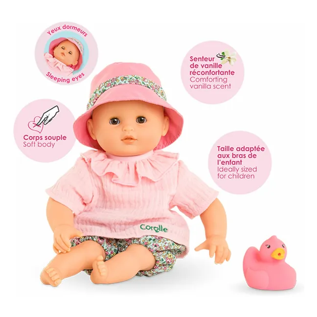 Mon premier poupon - Bébé bain Coralie | Rose pâle