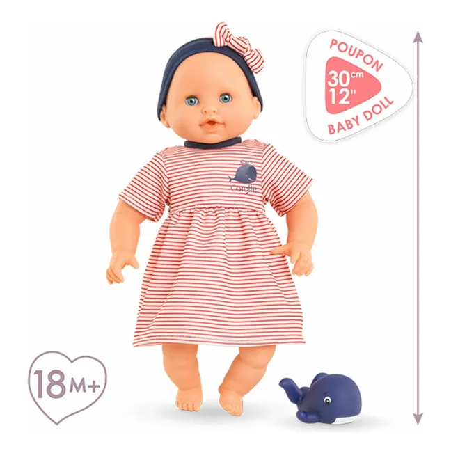 Mi primera muñeca - Bébé bain Calypso | Rojo