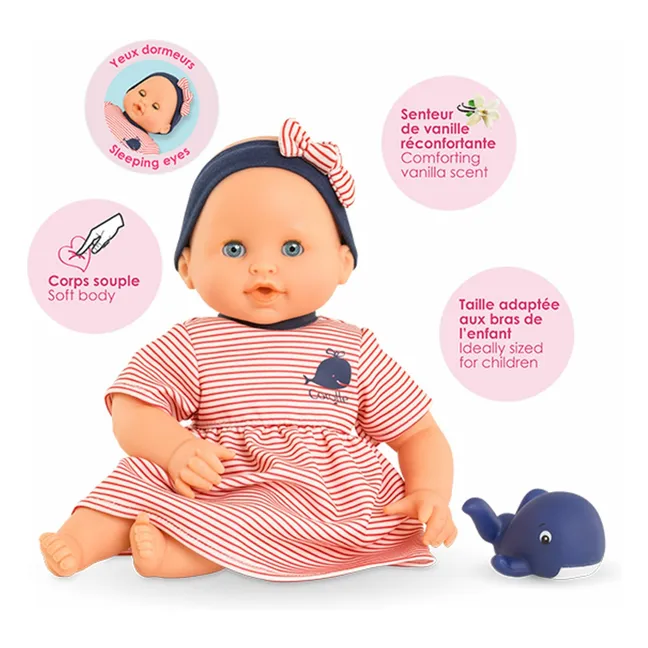 Mi primera muñeca - Bébé bain Calypso | Rojo