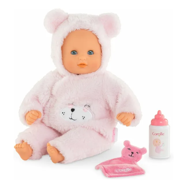 Mon premier poupon - Ourson d'Amour et ses accessoires | Rose pâle