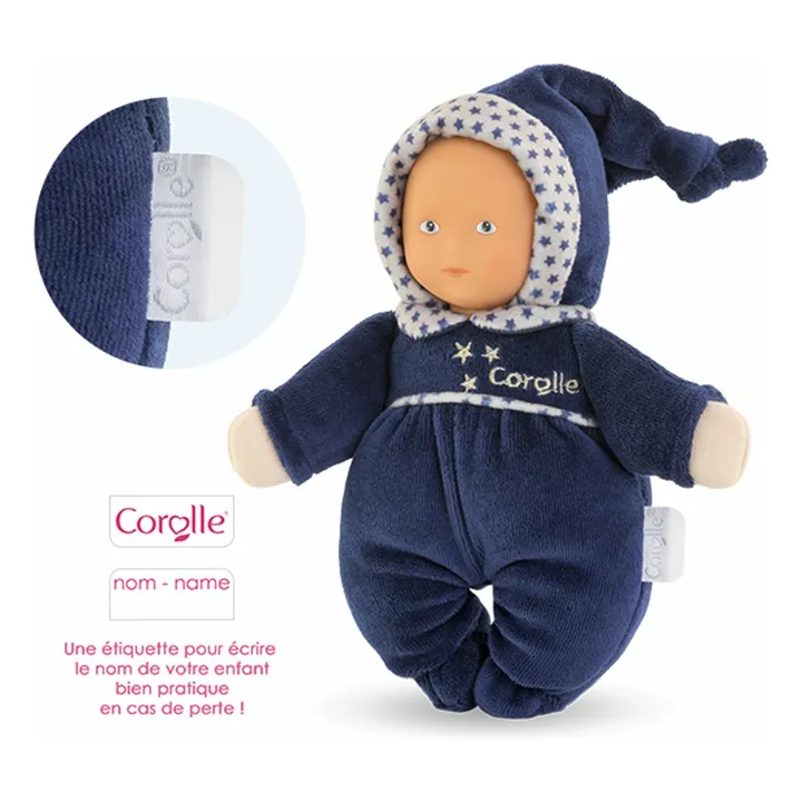 Babidoux - Doudou Rêves d'Etoiles | Bleu nuit- Image produit n°2