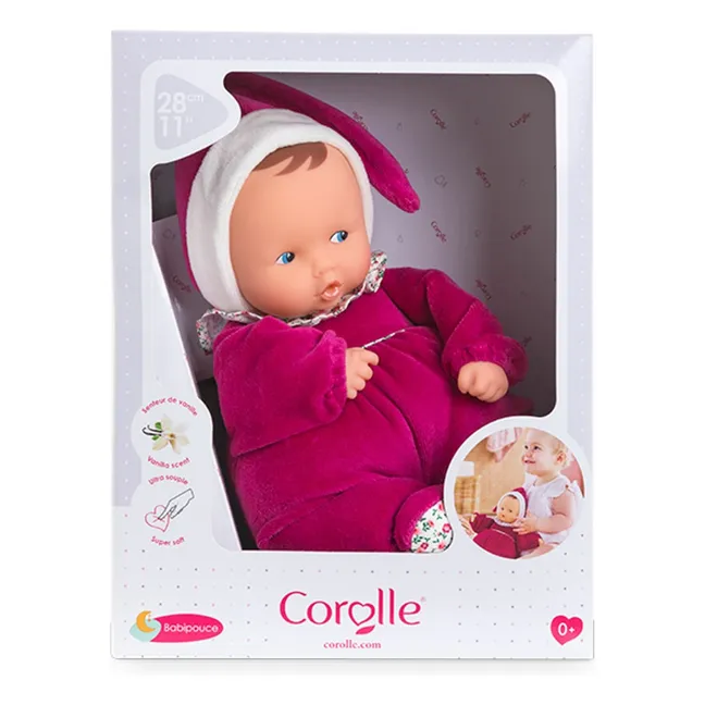 Mein Kuscheltier - Babipouce Rose Grenadine | Fuchsie