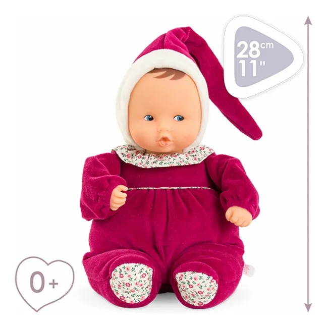Mon doudou - Babipouce Rose Grenadine | Rose fuschia