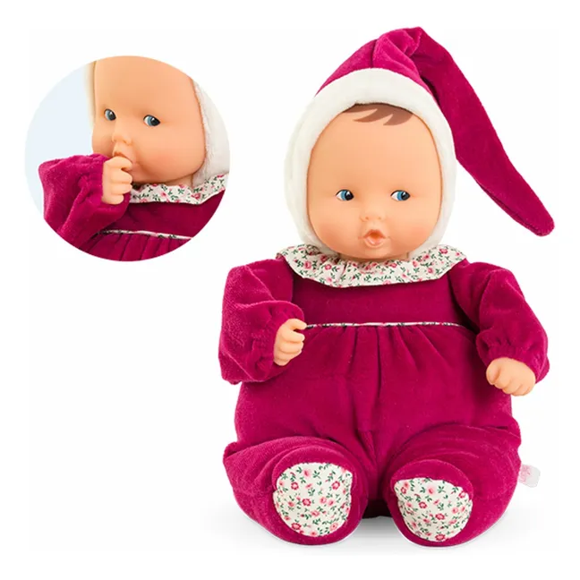 Mein Kuscheltier - Babipouce Rose Grenadine | Fuchsie