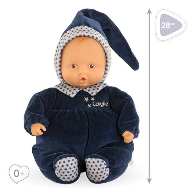 Mon doudou - Babipouce Rêves d'Etoiles | Bleu nuit
