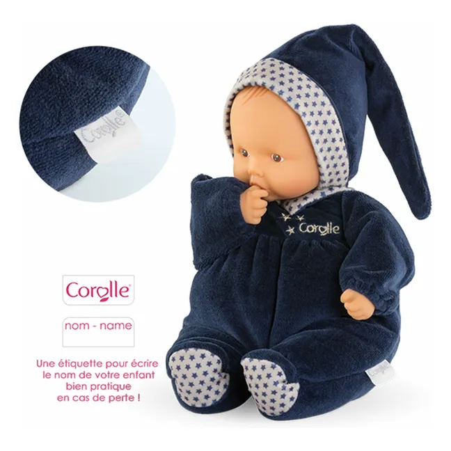 Mon doudou - Babipouce Rêves d'Etoiles | Bleu nuit