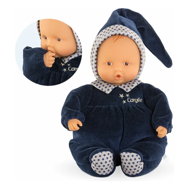 Mon doudou - Babipouce Rêves d'Etoiles | Bleu nuit