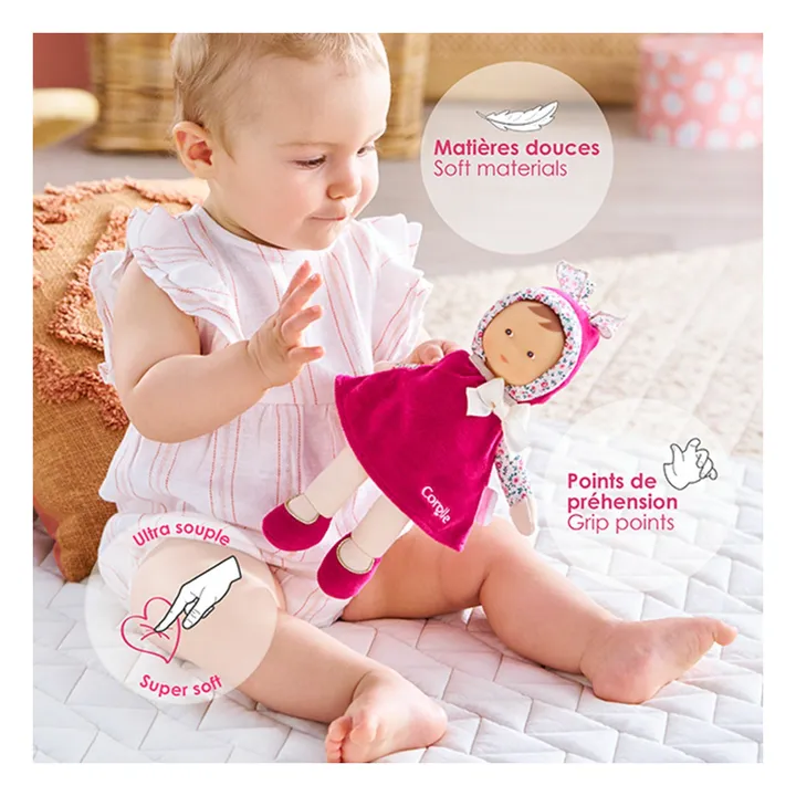 My cuddly toy - Miss Rose Grenadine | Framboise- Product image n°2