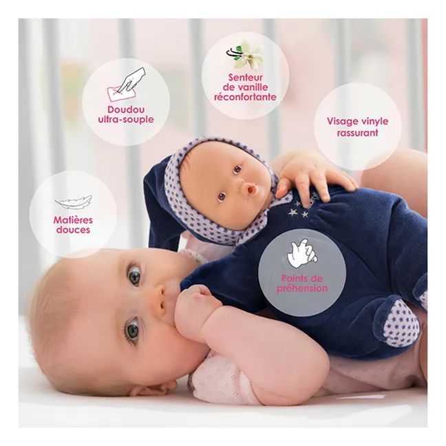 My cuddly toy - Babipouce Rêves d'Etoiles | Midnight blue
