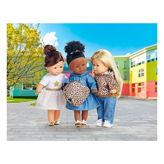 Robe en denim pour poupée 36 cm | Denim