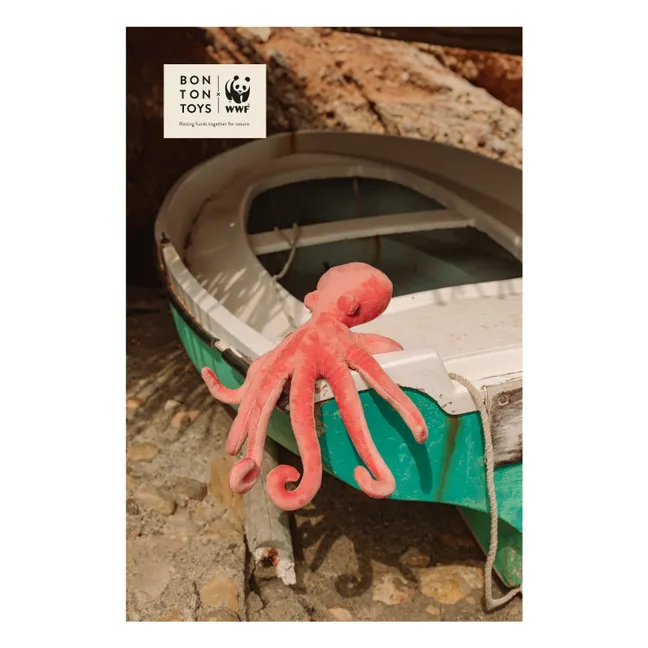 WWF - Peluche polpo | Rosso