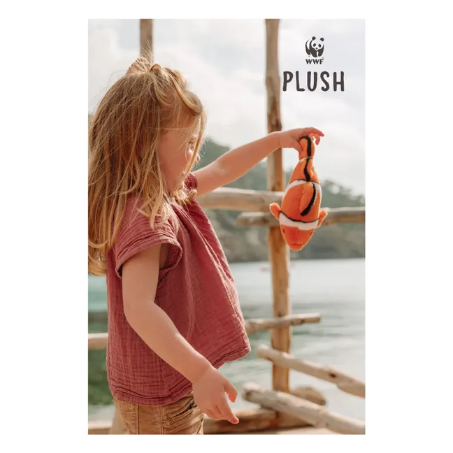 WWF - Pesce pagliaccio di peluche | Arancione