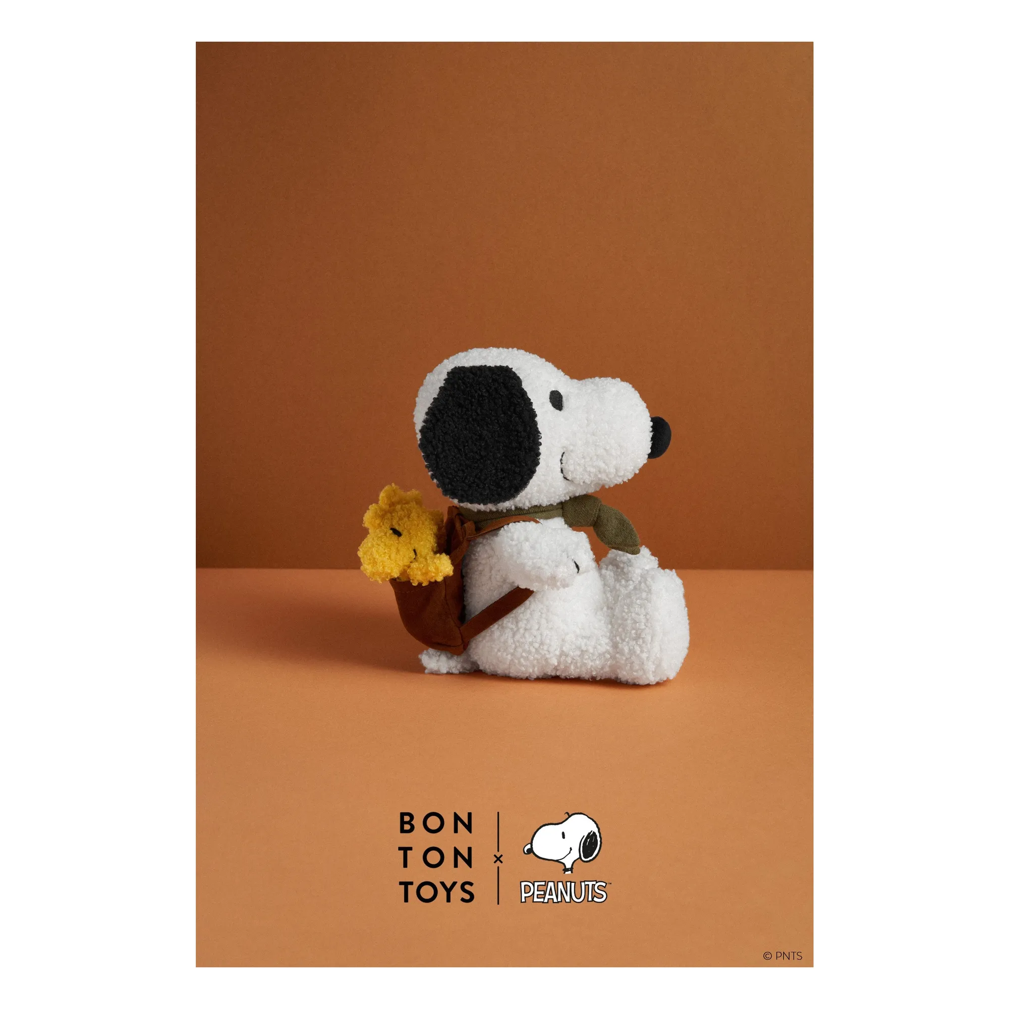 Bon Ton Toys - SNOOPY - Peluche Snoopy avec Woodstock dans son sac (Bon Ton Toys) - Image 1