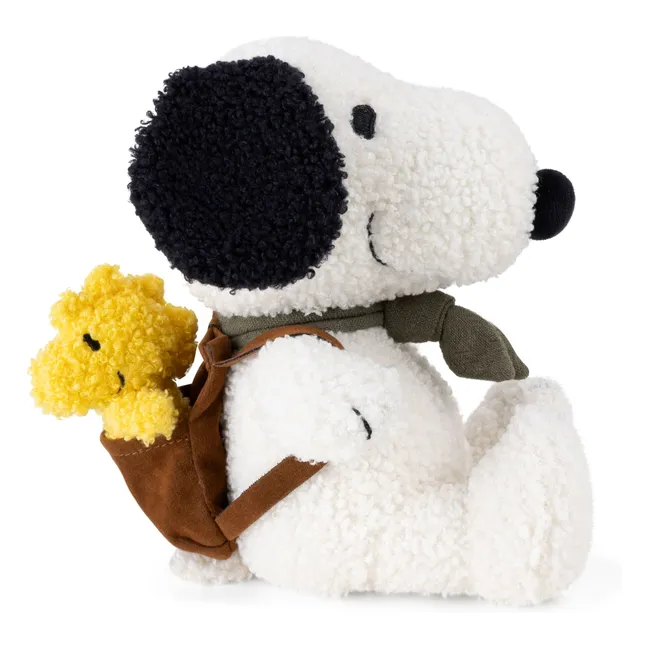 SNOOPY - Plüschtier Snoopy mit Woodstock in der Tasche