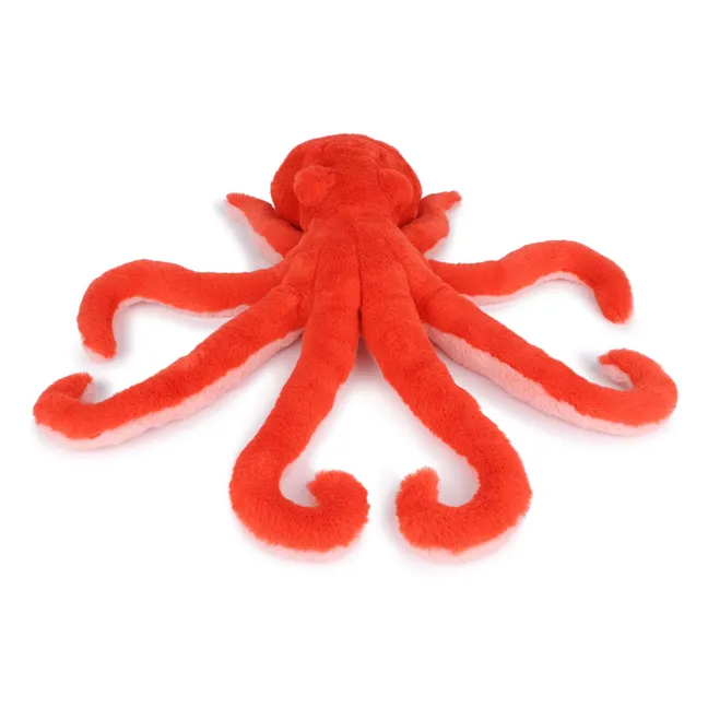 WWF - Peluche Pieuvre | Rouge