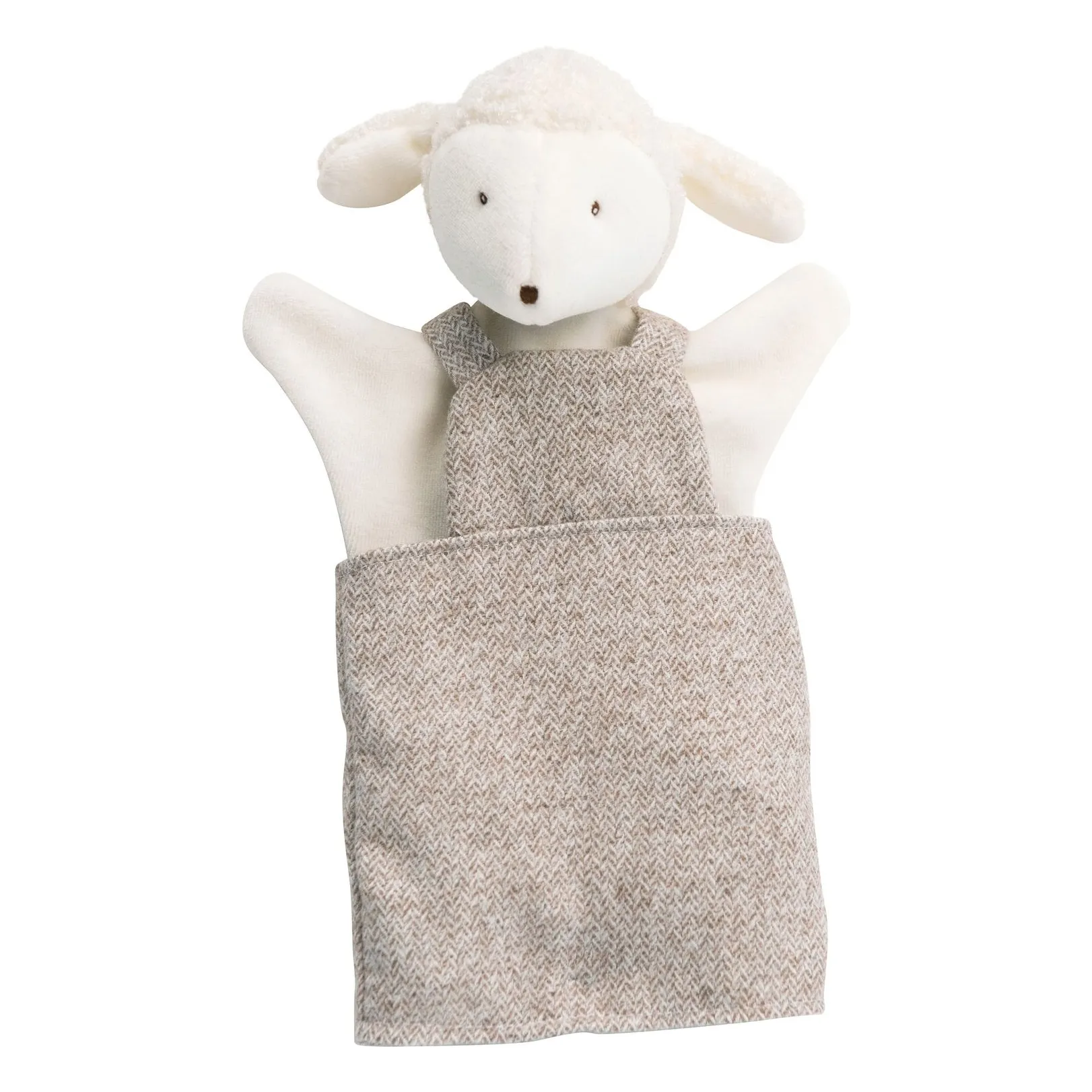 Moulin Roty Beige Albert The Sheep Puppet