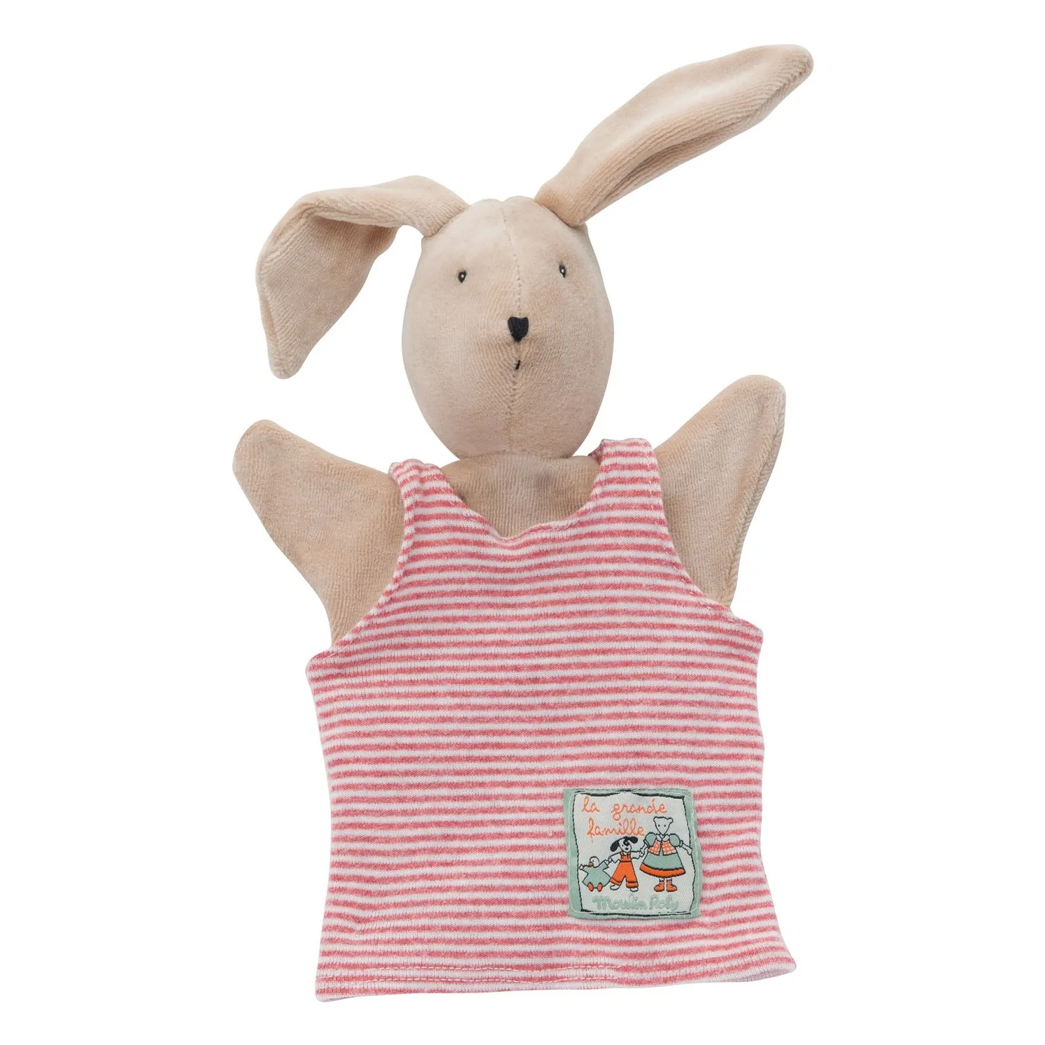 Moulin Roty Beige Sylvain The Rabbit Puppet