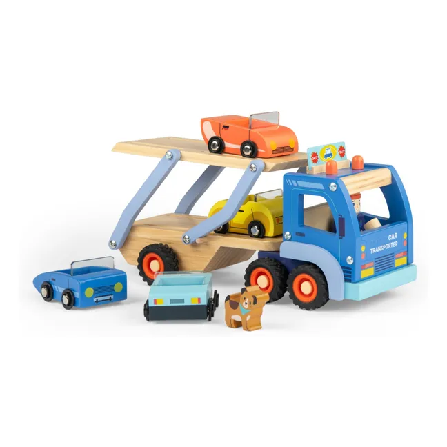 Car transport truck and accessories | Blue