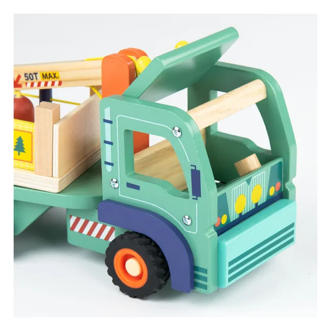 Camion forestier et ses accessoires | Vert