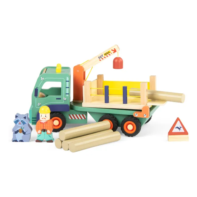 Camion forestier et ses accessoires | Vert