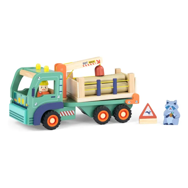 Camion forestier et ses accessoires | Vert