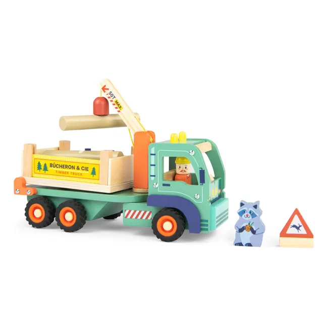 Camion forestier et ses accessoires | Vert