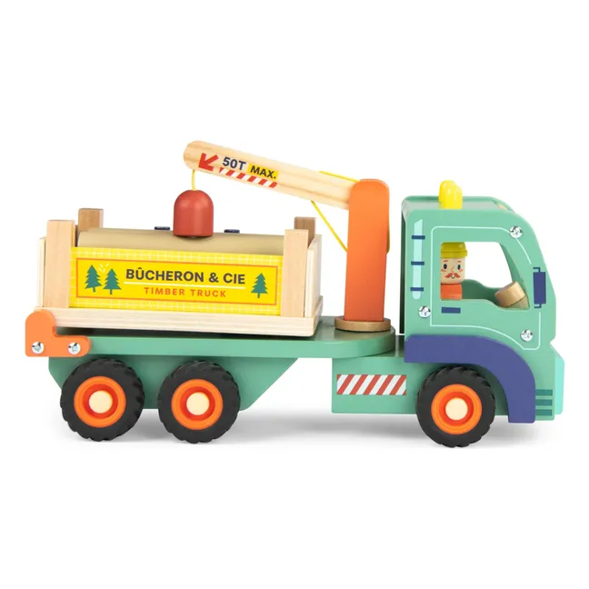 Camion forestier et ses accessoires | Vert