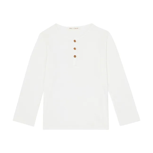 T-Shirt Boutonné | Blanc