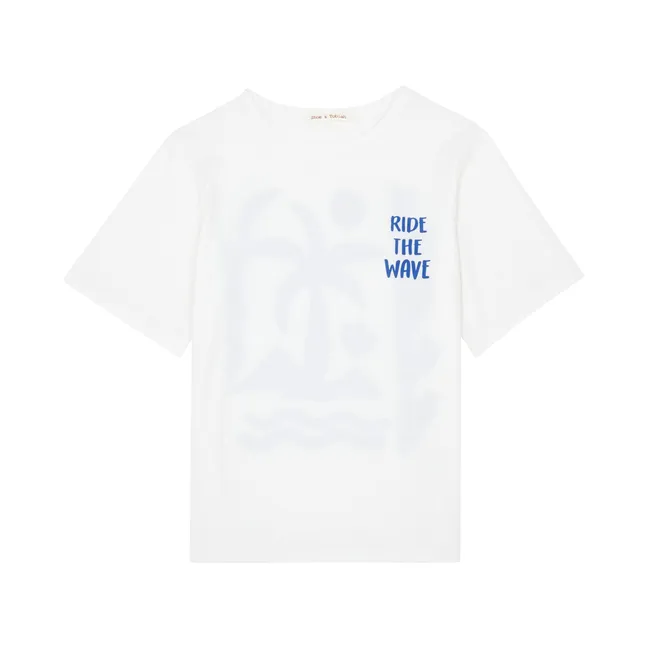 Camiseta Ride The Wave | Blanco